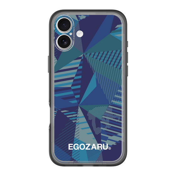 スリムプロテクションプレミアムケース［ EGOZARU - ワイドジオメトリック ］