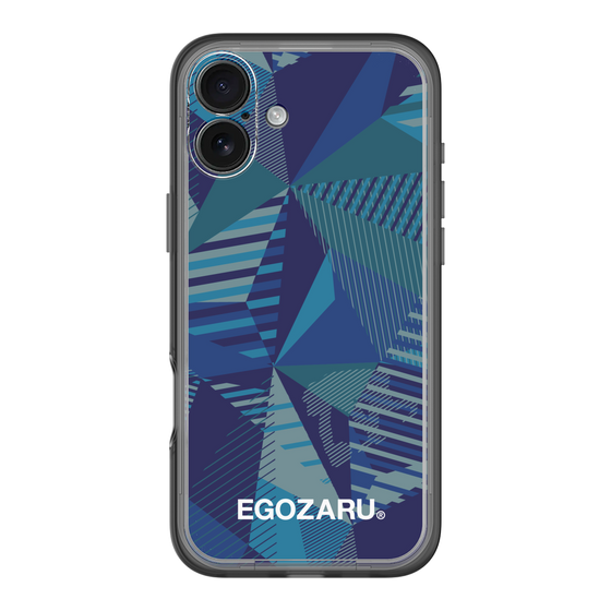 スリムプロテクションプレミアムケース［ EGOZARU - ワイドジオメトリック ］