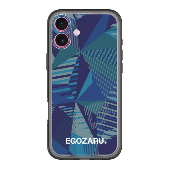 スリムプロテクションプレミアムケース［ EGOZARU - ワイドジオメトリック ］