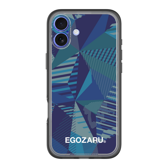 スリムプロテクションプレミアムケース［ EGOZARU - ワイドジオメトリック ］