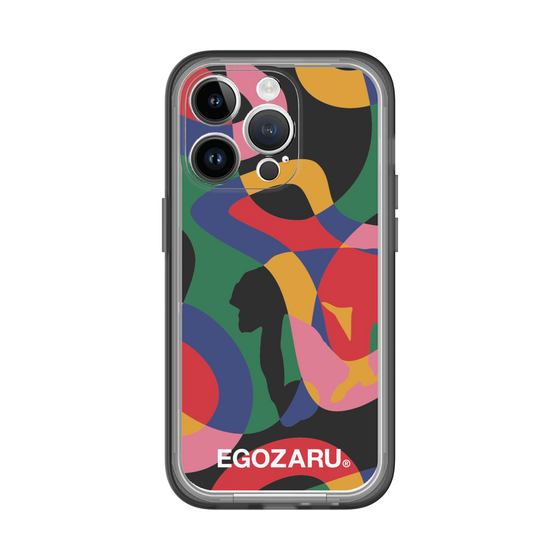 スリムプロテクションプレミアムケース［ EGOZARU - ポップパターン ］