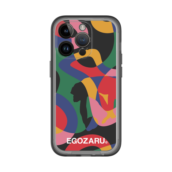 スリムプロテクションプレミアムケース［ EGOZARU - ポップパターン ］