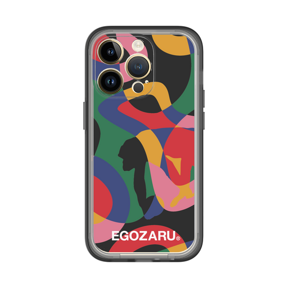 スリムプロテクションプレミアムケース［ EGOZARU - ポップパターン ］