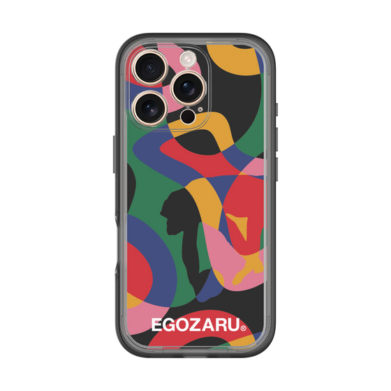 スリムプロテクションプレミアムケース［ EGOZARU - ポップパターン ］