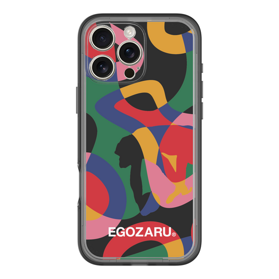 スリムプロテクションプレミアムケース［ EGOZARU - ポップパターン ］