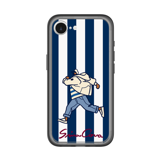 スリムプロテクションプレミアムケース［ SINA COVA - ストライプ ］