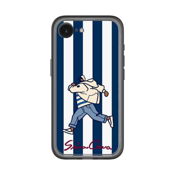 スリムプロテクションプレミアムケース［ SINA COVA - ストライプ ］