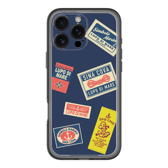 スリムプロテクションプレミアムケース［ SINA COVA - ヴィンテージ ］