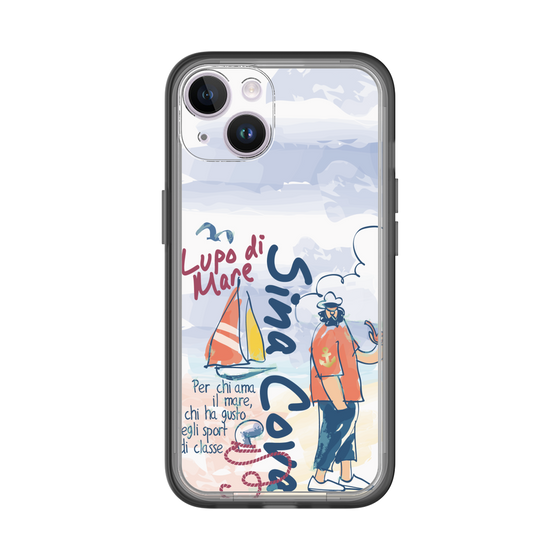 スリムプロテクションプレミアムケース［ SINA COVA - マリンテイスト ］