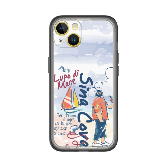 スリムプロテクションプレミアムケース［ SINA COVA - マリンテイスト ］