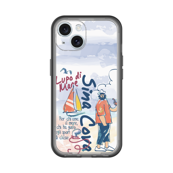 スリムプロテクションプレミアムケース［ SINA COVA - マリンテイスト ］