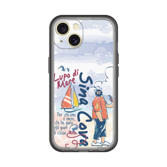 スリムプロテクションプレミアムケース［ SINA COVA - マリンテイスト ］