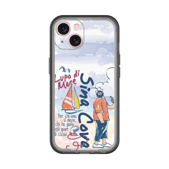 スリムプロテクションプレミアムケース［ SINA COVA - マリンテイスト ］