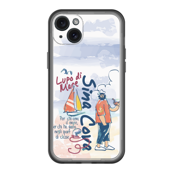 スリムプロテクションプレミアムケース［ SINA COVA - マリンテイスト ］