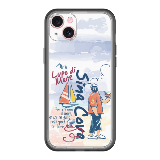 スリムプロテクションプレミアムケース［ SINA COVA - マリンテイスト ］