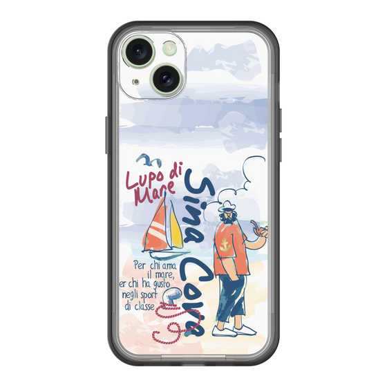 スリムプロテクションプレミアムケース［ SINA COVA - マリンテイスト ］