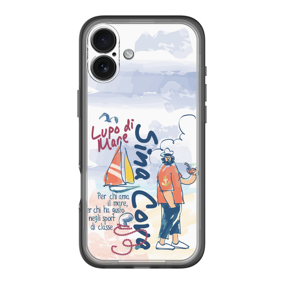 スリムプロテクションプレミアムケース［ SINA COVA - マリンテイスト ］