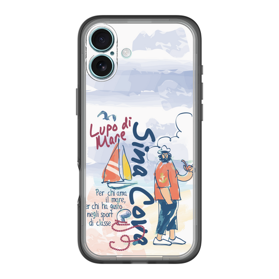 スリムプロテクションプレミアムケース［ SINA COVA - マリンテイスト ］