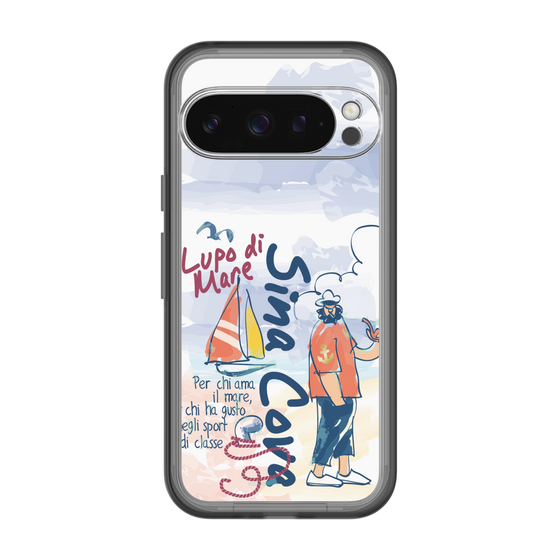 スリムプロテクションプレミアムケース［ SINA COVA - マリンテイスト ］