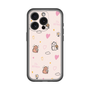 スリムプロテクションプレミアムケース［ ビリケン - 総柄 - ピンク ］