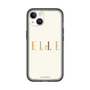 スリムプロテクションプレミアムケース［ ELLE×ポムポムプリン - ロゴ - ベージュ ］