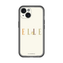 スリムプロテクションプレミアムケース［ ELLE×ポムポムプリン - ロゴ - ベージュ ］