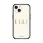 スリムプロテクションプレミアムケース［ ELLE×ポムポムプリン - ロゴ - ベージュ ］