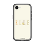 スリムプロテクションプレミアムケース［ ELLE×ポムポムプリン - ロゴ - ベージュ ］