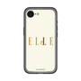 スリムプロテクションプレミアムケース［ ELLE×ポムポムプリン - ロゴ - ベージュ ］
