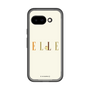 スリムプロテクションプレミアムケース［ ELLE×ポムポムプリン - ロゴ - ベージュ ］