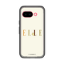 スリムプロテクションプレミアムケース［ ELLE×ポムポムプリン - ロゴ - ベージュ ］