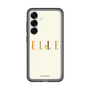 スリムプロテクションプレミアムケース［ ELLE×ポムポムプリン - ロゴ - ベージュ ］