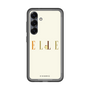 スリムプロテクションプレミアムケース［ ELLE×ポムポムプリン - ロゴ - ベージュ ］