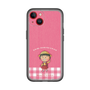 スリムプロテクションプレミアムケース［ ちびまる子ちゃん - ピンクチェック ］