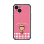 スリムプロテクションプレミアムケース［ ちびまる子ちゃん - ピンクチェック ］