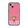 スリムプロテクションプレミアムケース［ ちびまる子ちゃん - ピンクチェック ］