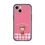 スリムプロテクションプレミアムケース［ ちびまる子ちゃん - ピンクチェック ］
