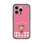 スリムプロテクションプレミアムケース［ ちびまる子ちゃん - ピンクチェック ］