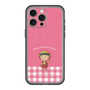 スリムプロテクションプレミアムケース［ ちびまる子ちゃん - ピンクチェック ］