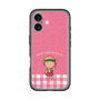 スリムプロテクションプレミアムケース［ ちびまる子ちゃん - ピンクチェック ］