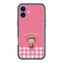 スリムプロテクションプレミアムケース［ ちびまる子ちゃん - ピンクチェック ］
