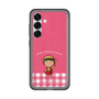 スリムプロテクションプレミアムケース［ ちびまる子ちゃん - ピンクチェック ］