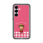 スリムプロテクションプレミアムケース［ ちびまる子ちゃん - ピンクチェック ］
