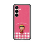 スリムプロテクションプレミアムケース［ ちびまる子ちゃん - ピンクチェック ］