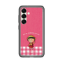 スリムプロテクションプレミアムケース［ ちびまる子ちゃん - ピンクチェック ］