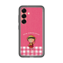 スリムプロテクションプレミアムケース［ ちびまる子ちゃん - ピンクチェック ］