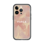 スリムプロテクションプレミアムケース［ FURLA - FLOWER VELATO-01 ］