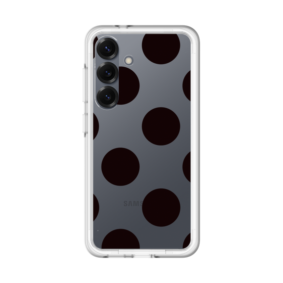 スリムプロテクションプレミアムケース［ シンプルドット - Black ］