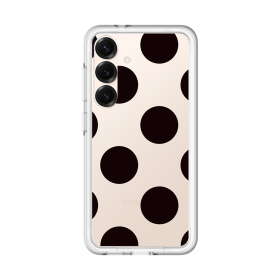 スリムプロテクションプレミアムケース［ シンプルドット - Black ］