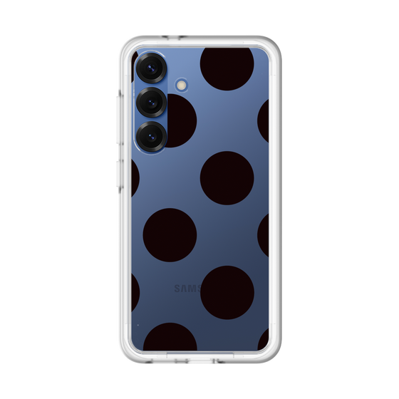 スリムプロテクションプレミアムケース［ シンプルドット - Black ］